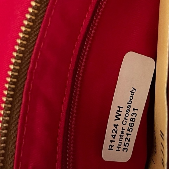 Dooney & Bourke Pebble Grain White Hunter Cross-Body Bag - Picture 8 of 11